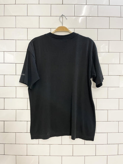 vintage 80s single stitch protect our oceans seal graphic tee | harlequin - good market thrift store