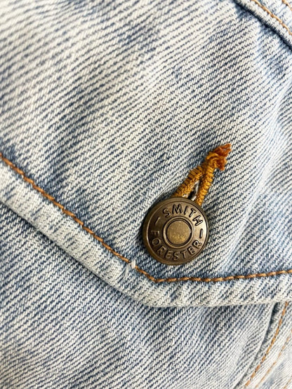 vintage smith - forester light wash denim jacket - good market thrift store
