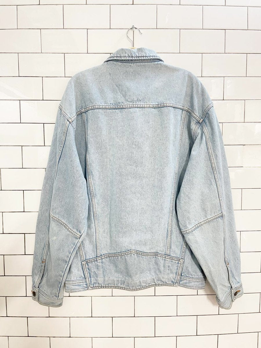 vintage smith - forester light wash denim jacket - good market thrift store