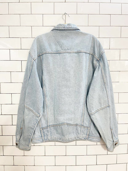 vintage smith - forester light wash denim jacket - good market thrift store
