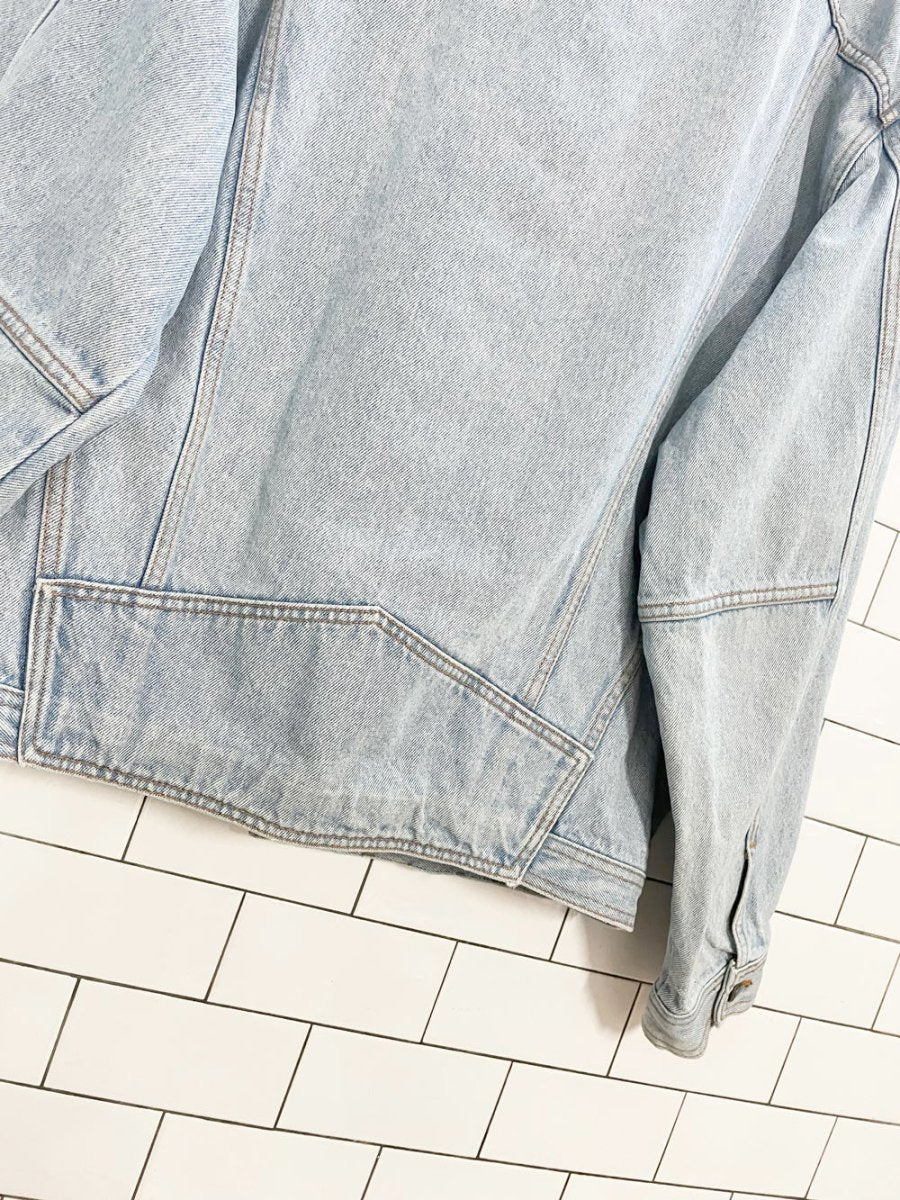 vintage smith - forester light wash denim jacket - good market thrift store