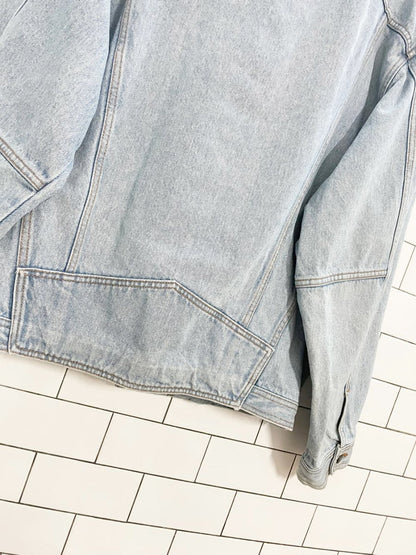 vintage smith - forester light wash denim jacket - good market thrift store