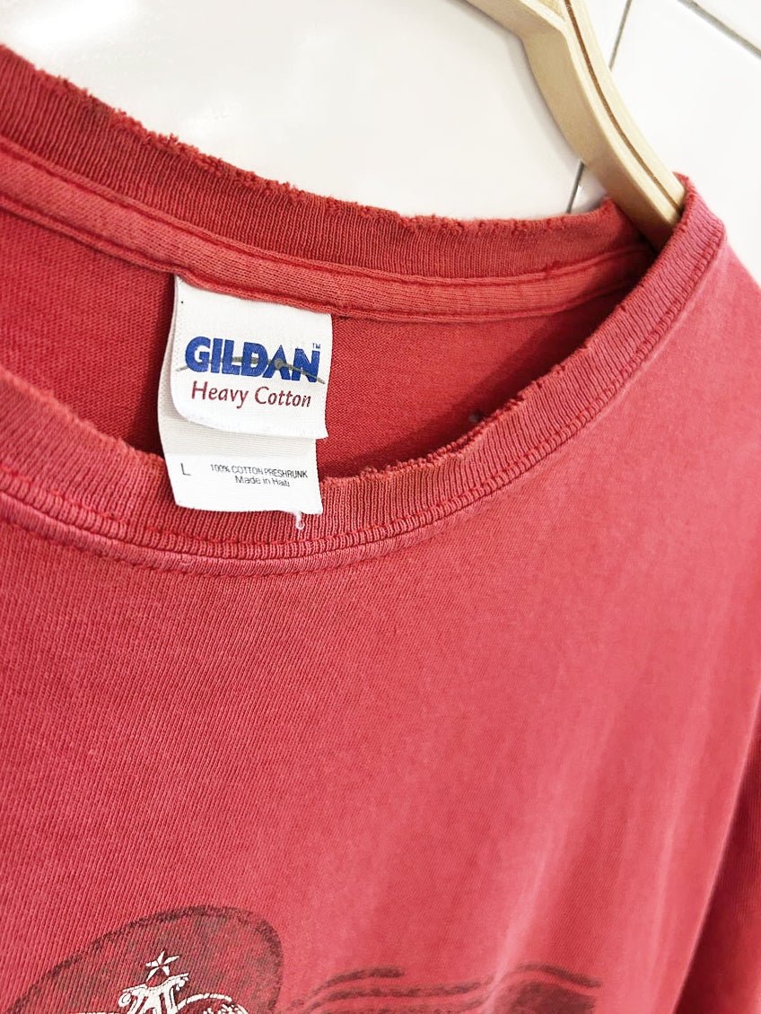 vintage 80s budweiser 100% cotton tee | gildan - good market thrift store