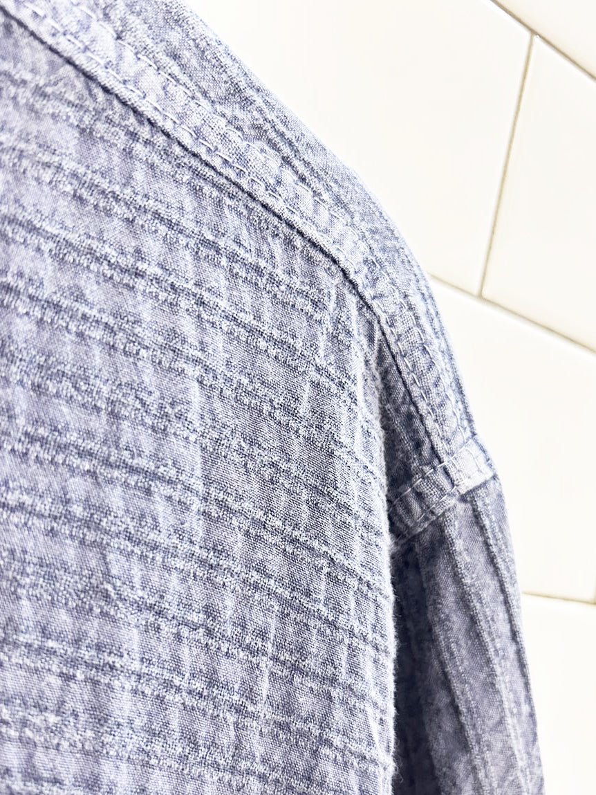 vintage 90s ezzewear ribbed relaxed shirt - good market thrift store