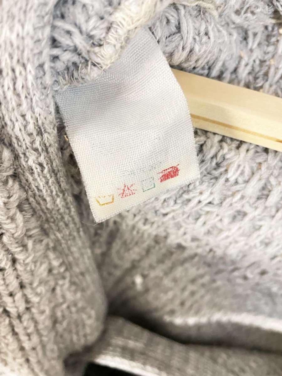 vintage 80s prince bellini cable knit chunky dad cardigan - good market thrift store