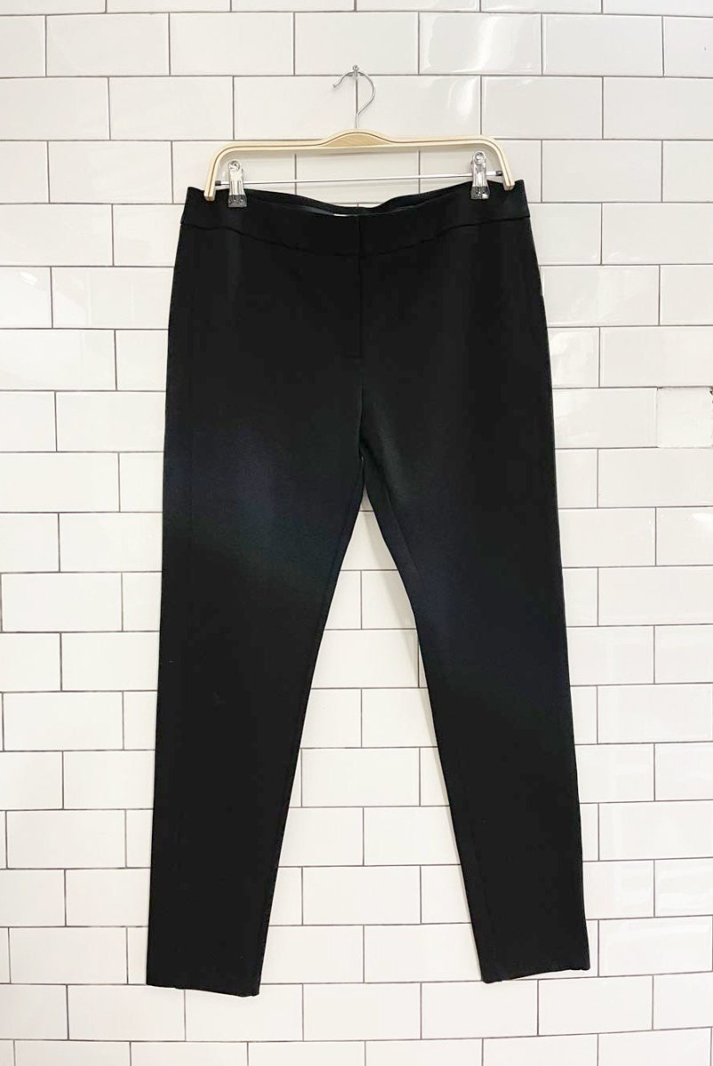 armani collezioni side panel stretch slim pant - good market thrift store