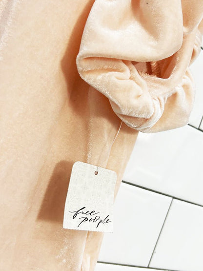 nwt free people teresa velvet top - good market thrift store