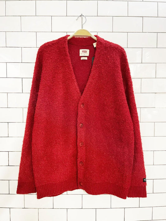 nwt levi's wool - blend knit coit cardigan - good market thrift store