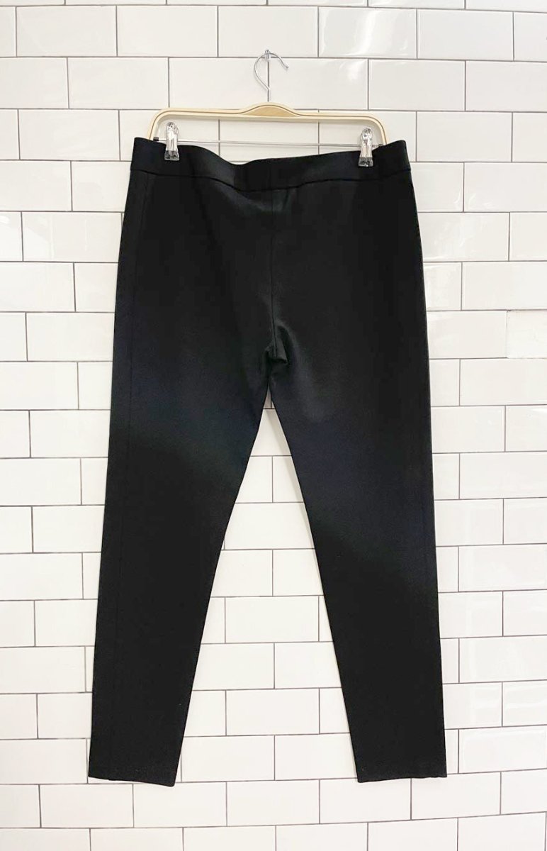 armani collezioni side panel stretch slim pant - good market thrift store