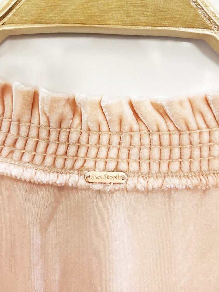 nwt free people teresa velvet top - good market thrift store