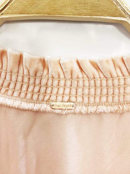 nwt free people teresa velvet top - good market thrift store