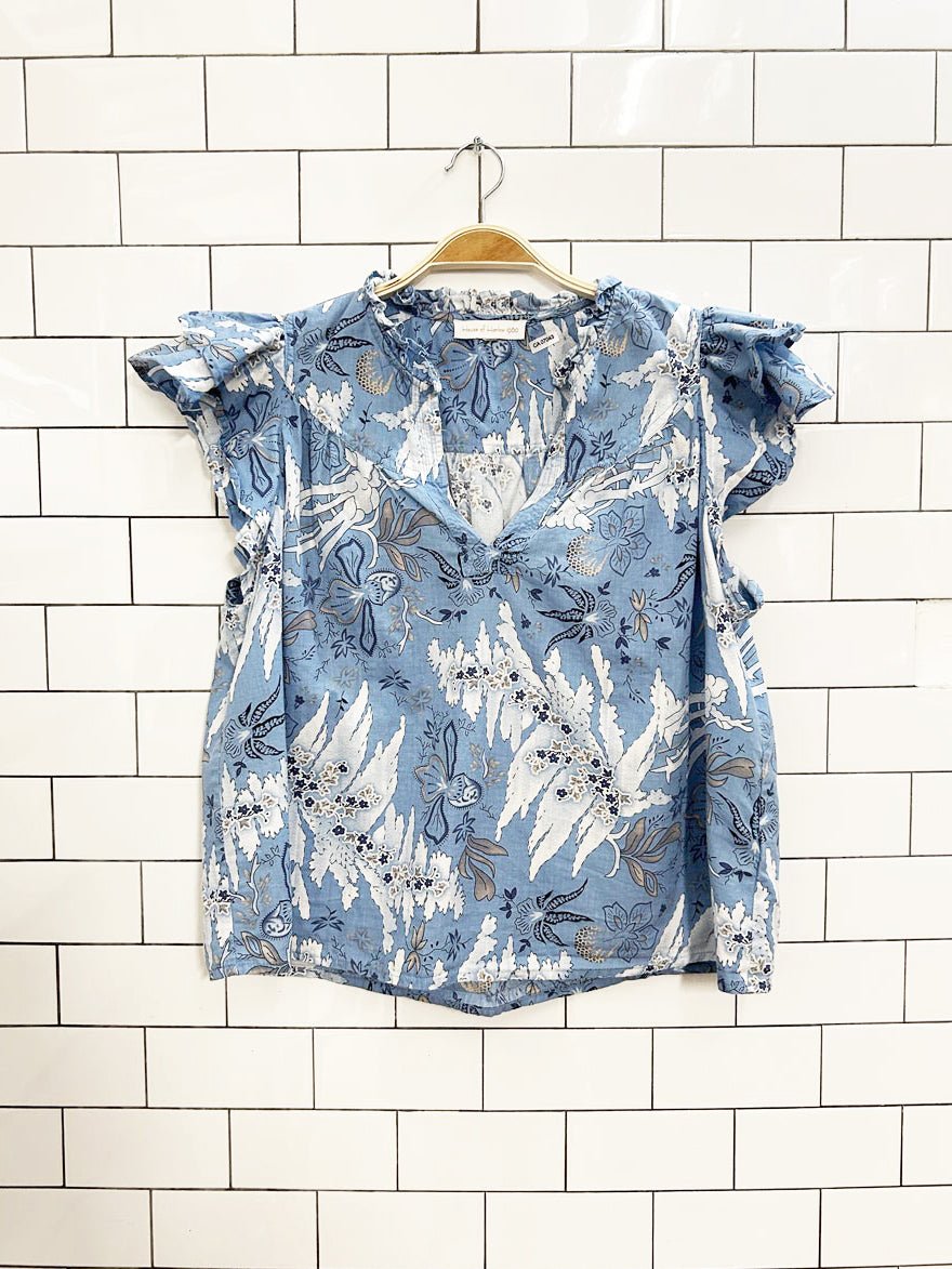 house of harlow 1960 floral printed top - good market thrift store