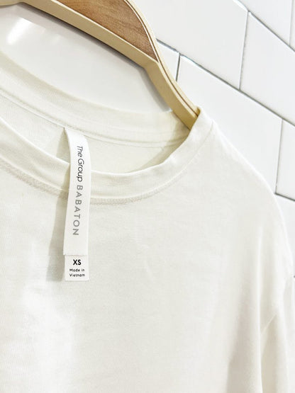 the group babaton foundation cropped tee | aritizia - good market thrift store