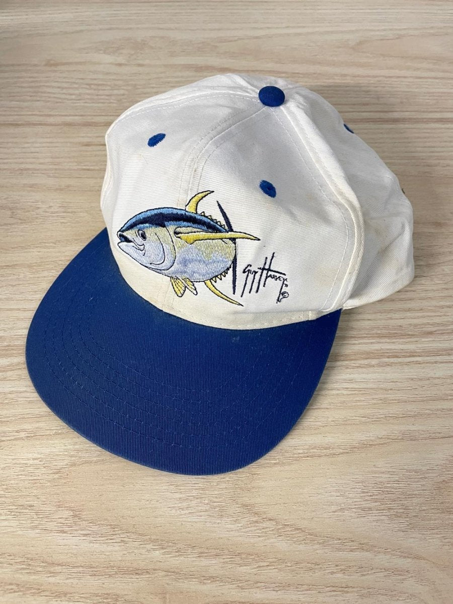 vintage 90s guy harvey fishing hat - good market thrift store