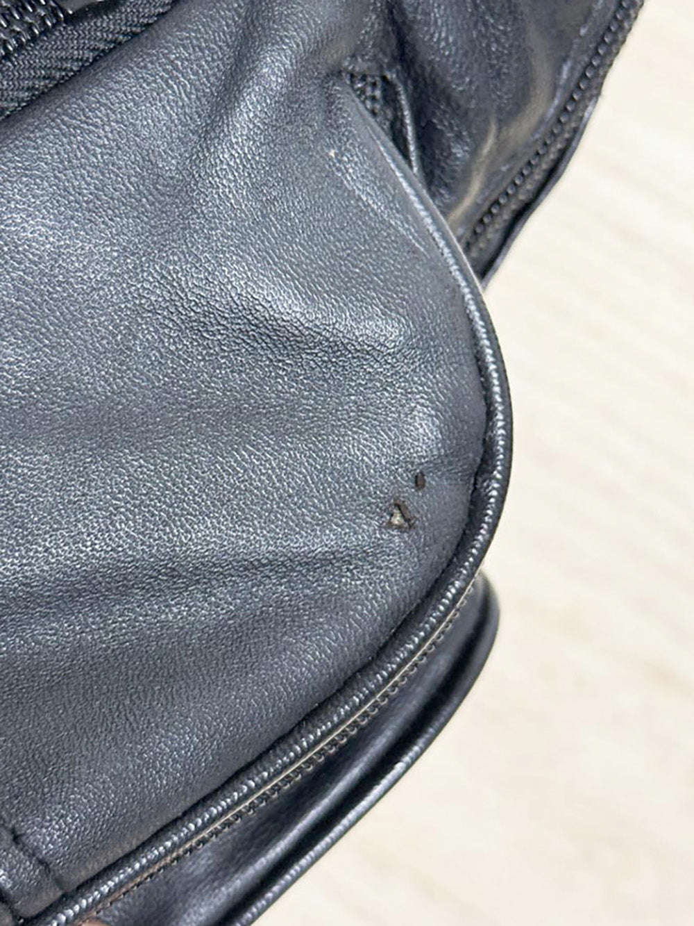 leather multi-pocket belt bag | adjustable strap