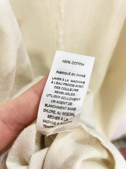 prima raw edge cotton midi skirt - good market thrift store