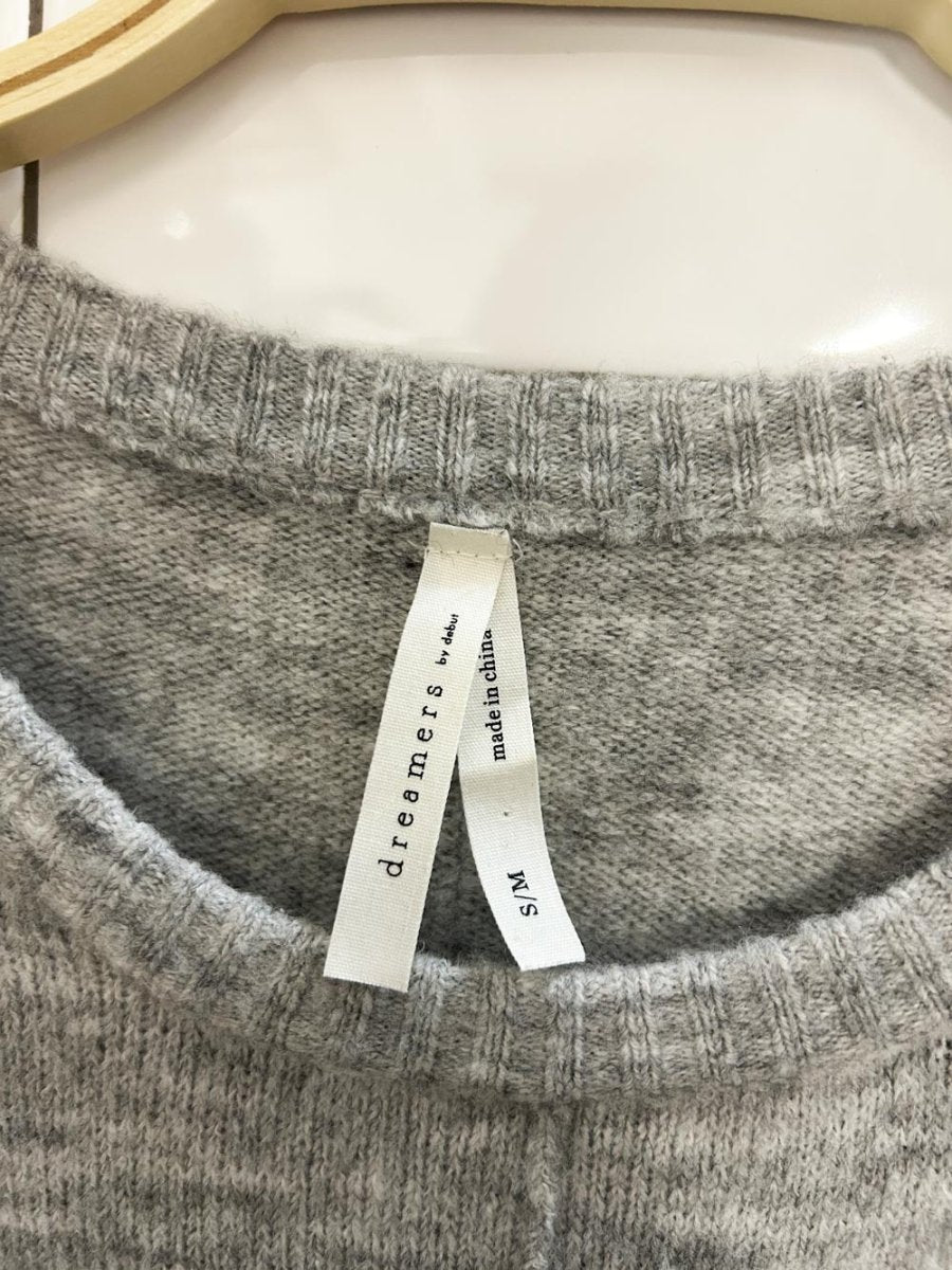 dreamers by debut knit sweater dress - good market thrift store