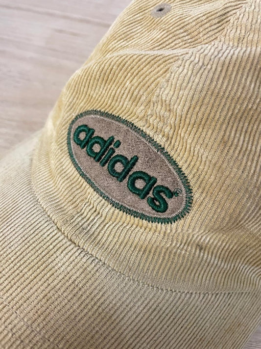 vintage adidas corduroy hat - good market thrift store