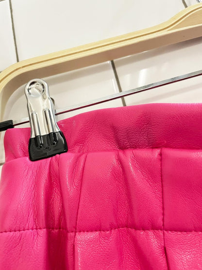 alice + olivia faux leather pleated shorts - good market thrift store