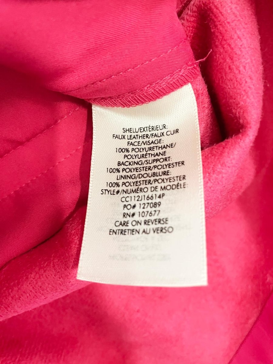 alice + olivia faux leather pleated shorts - good market thrift store