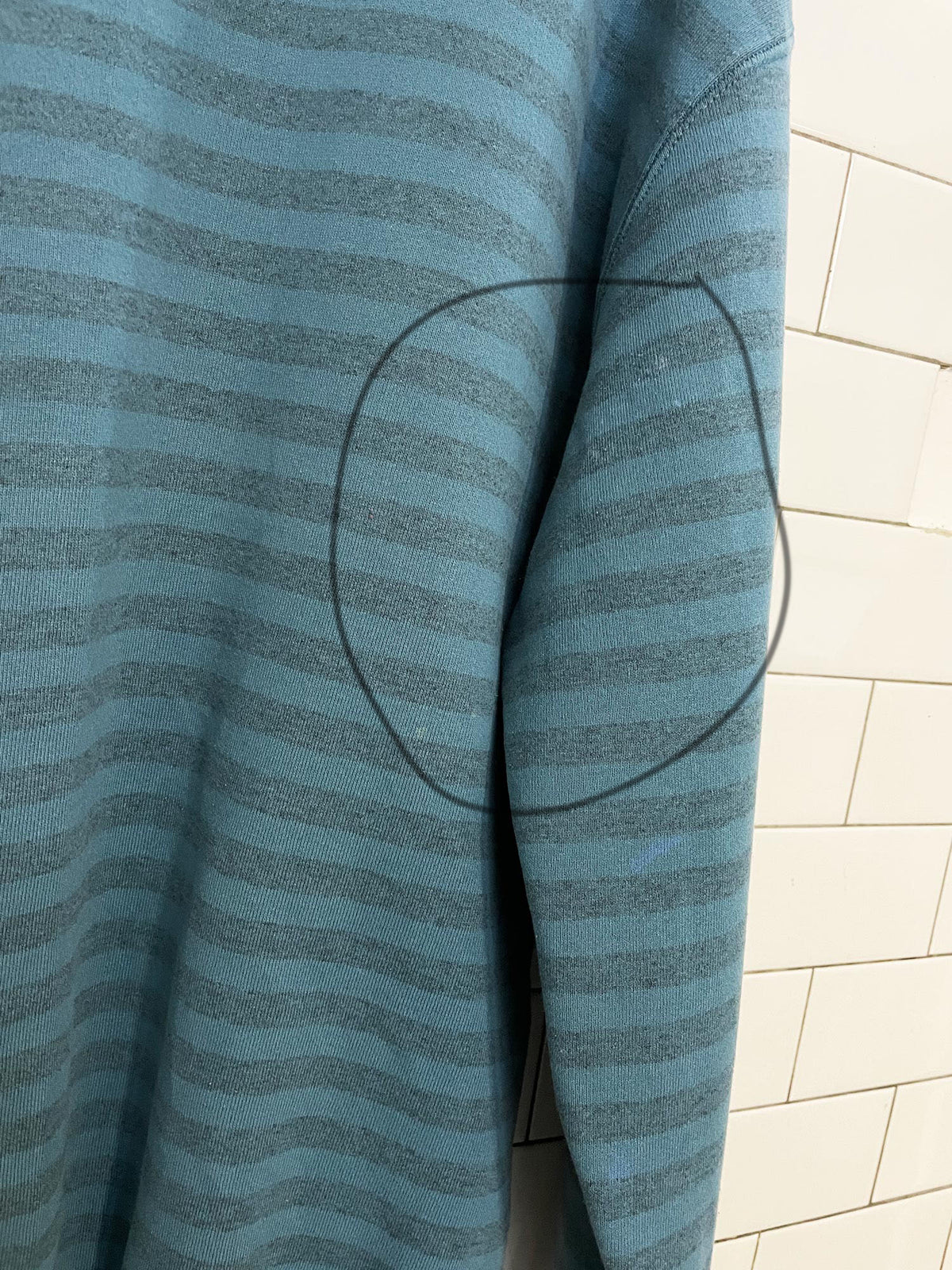 vintage minnesota moose stripe sweatshirt | made in USA | HL miller gold