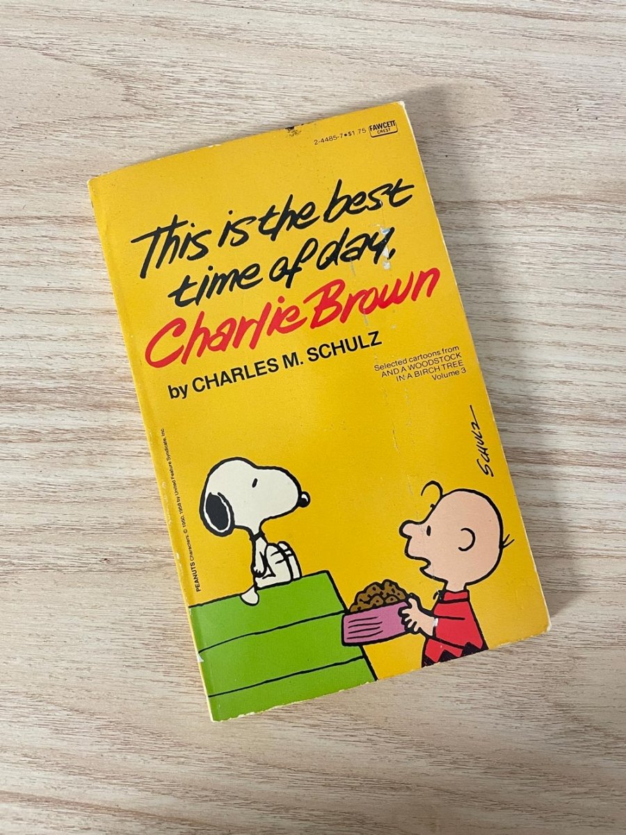 vintage 70s charlie brown comic book - good market thrift store