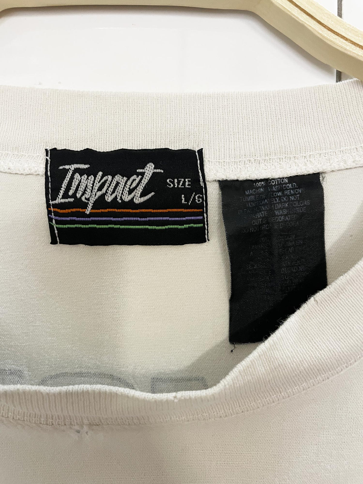 vintage 90s impact wilderness wolf mountain mallards pocket tee | authentic wildlife collection