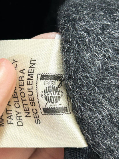 vintage mallia alpaca - wool cocoon union made coat - good market thrift store