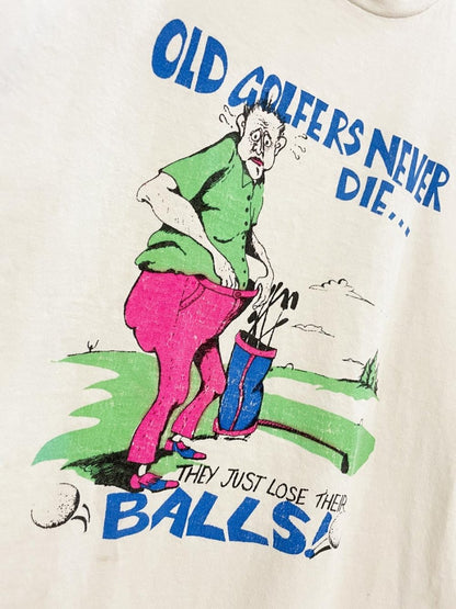 vintage 90s golf parody tee - good market thrift store