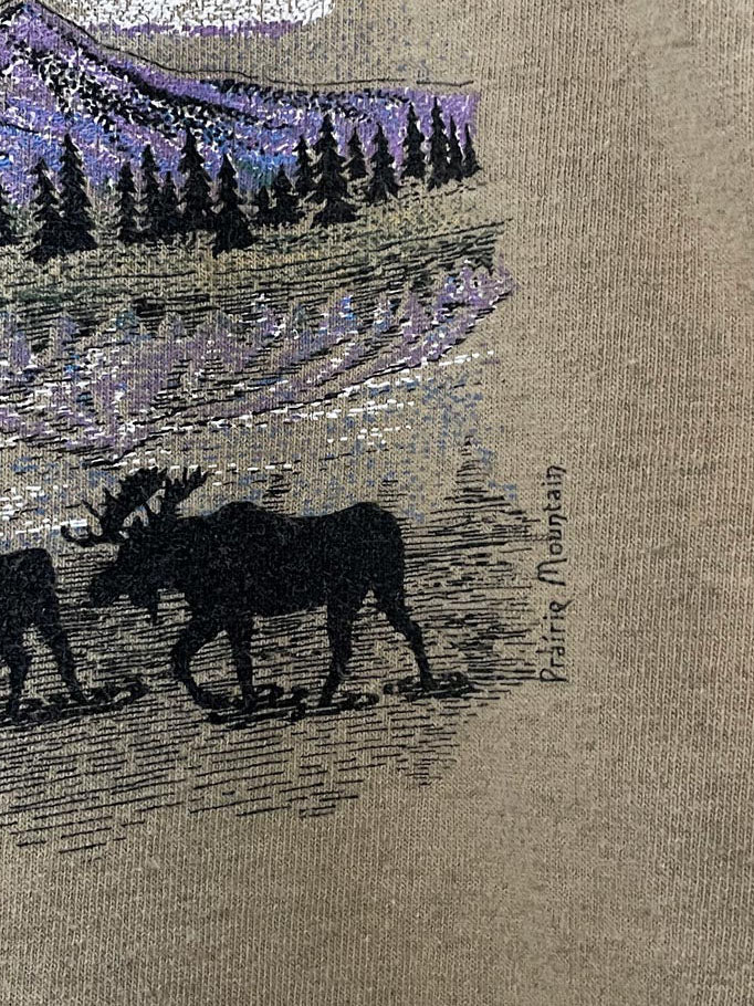 vintage alore single stitch alaska last frontier bear tee | made in USA