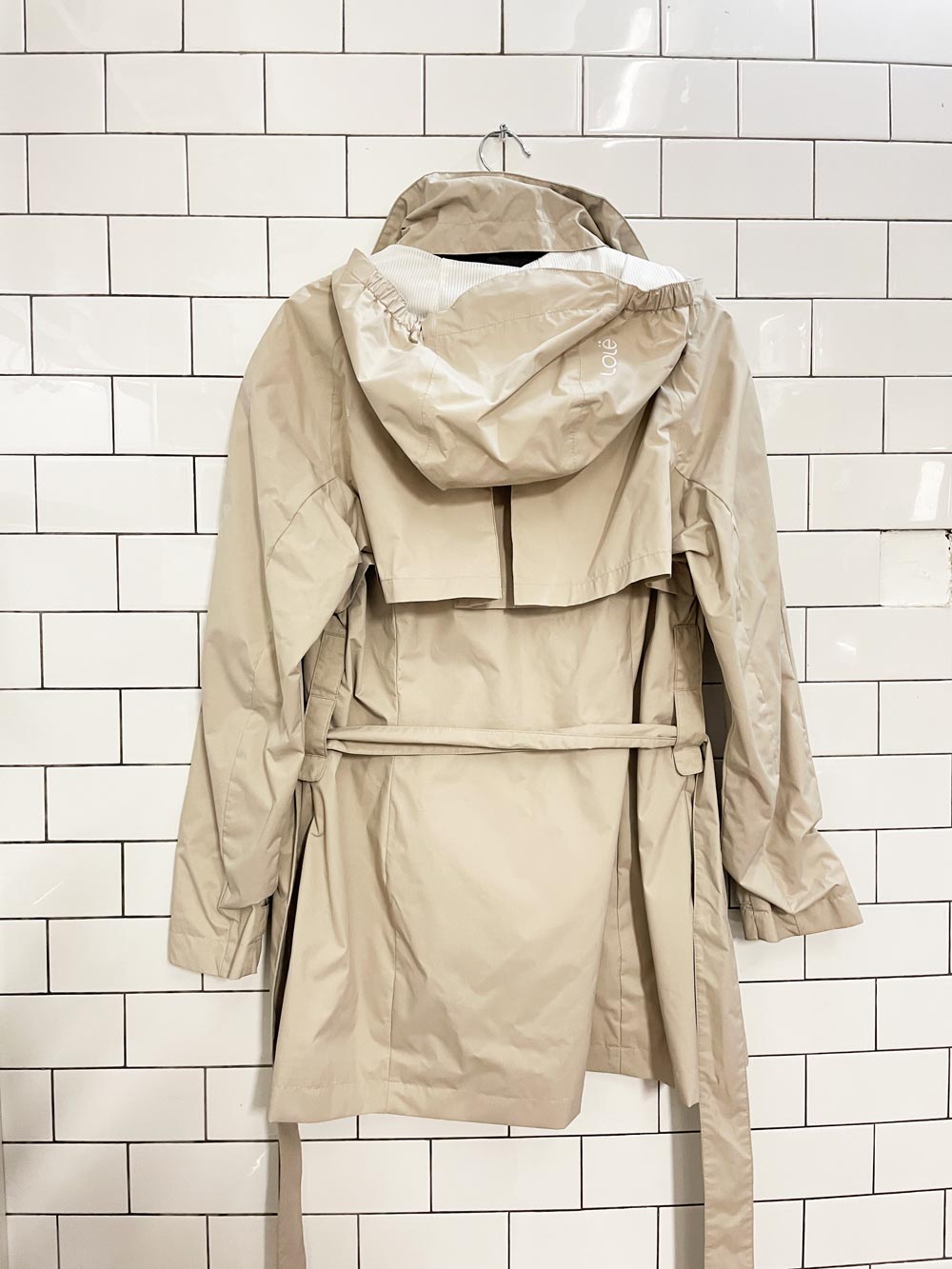 lolë alize rain trench coat - good market thrift store