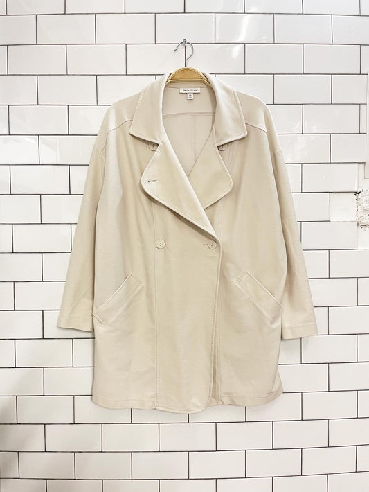 prologue oversized jersey twill jacket - good market thrift store