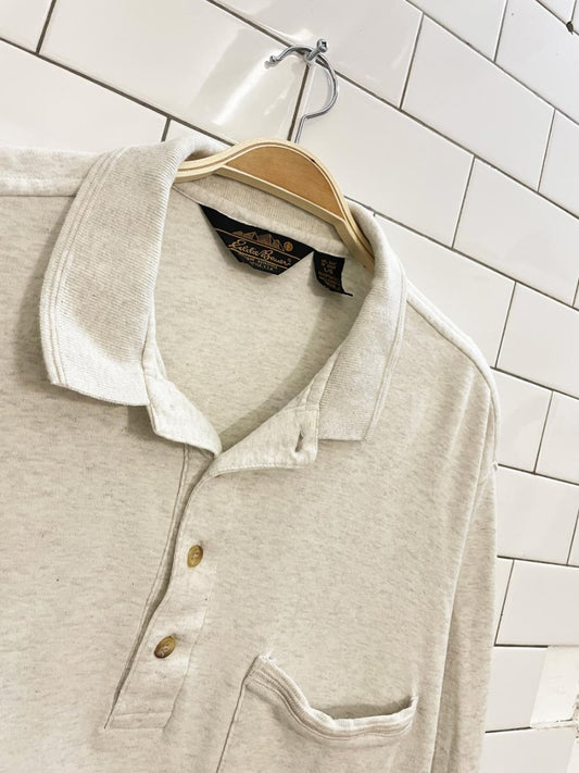 vintage eddie bauer long sleeve polo - good market thrift store