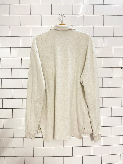 vintage eddie bauer long sleeve polo - good market thrift store