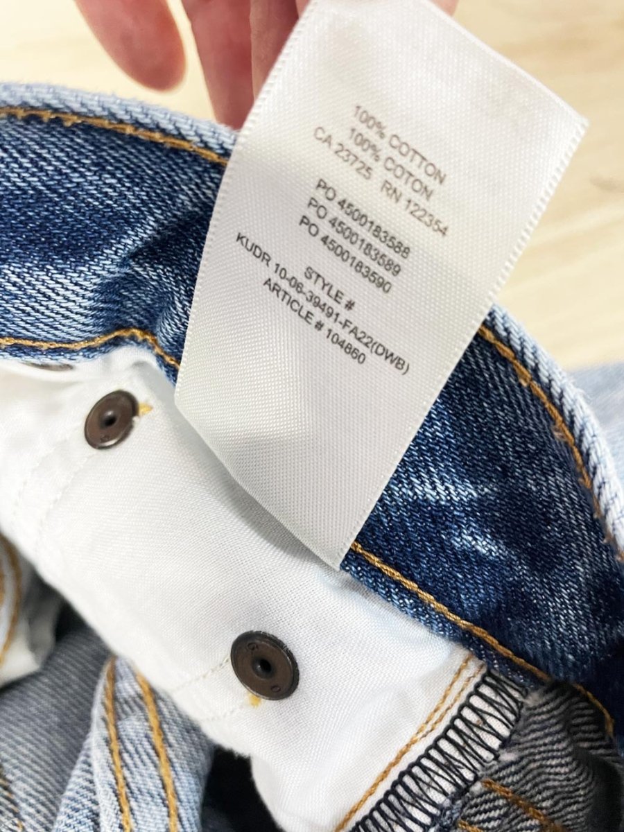 denim forum the dillon high rise slim jean | aritzia - good market thrift store