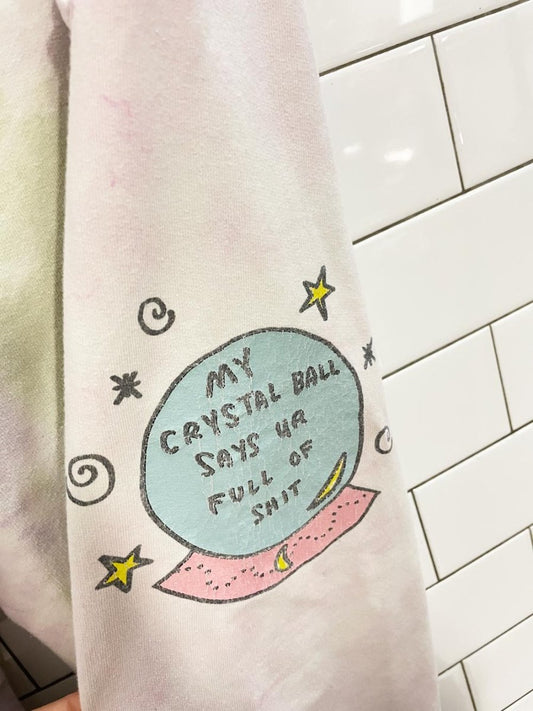 jac vanek crystal ball tie dye joggers - good market thrift store