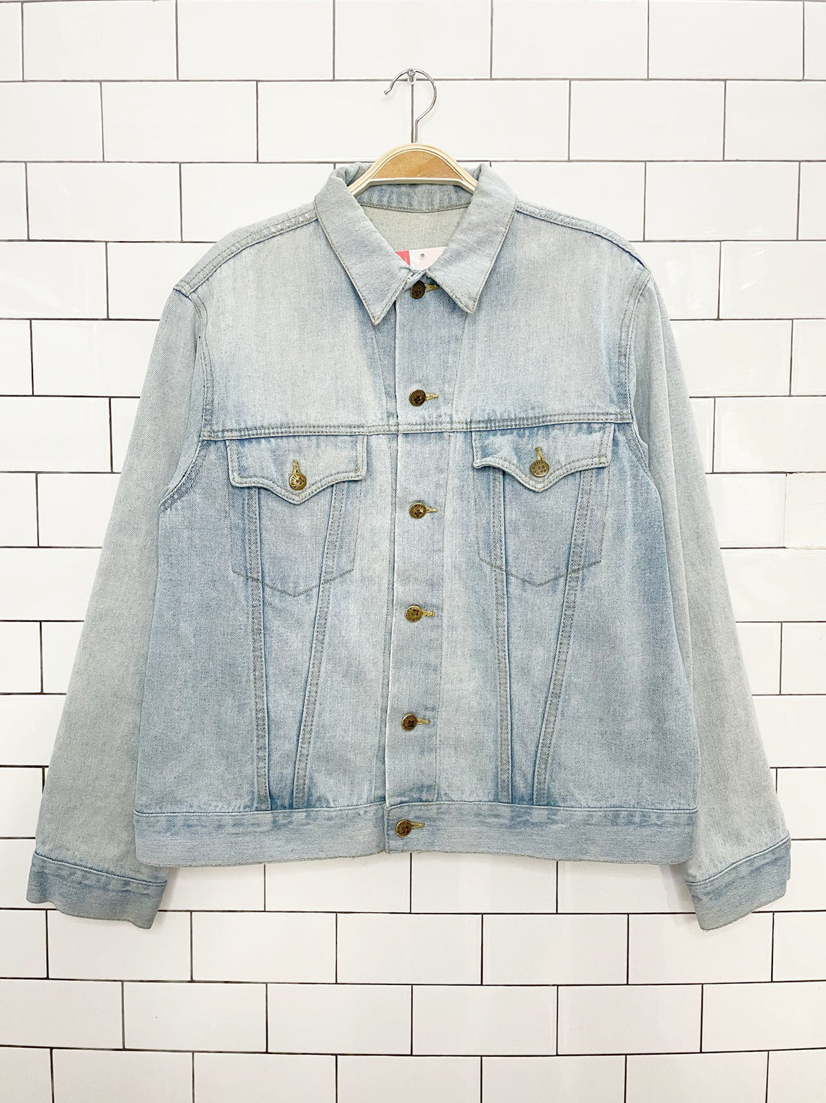 vintage 90s gravity denim trucker jacket