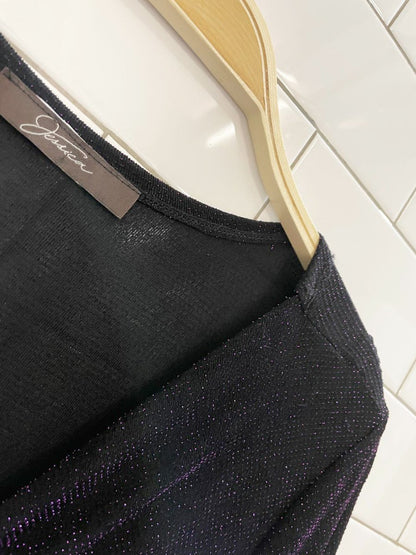 y2k jessica drawstring front sparkly top - good market thrift store