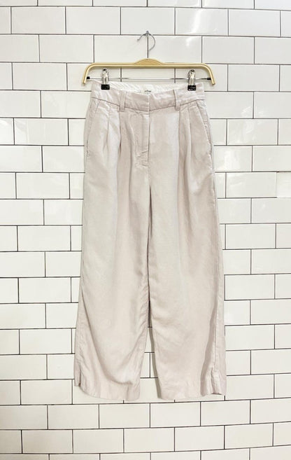 wilfred effortless linen - blend pleated pant - good market thrift store
