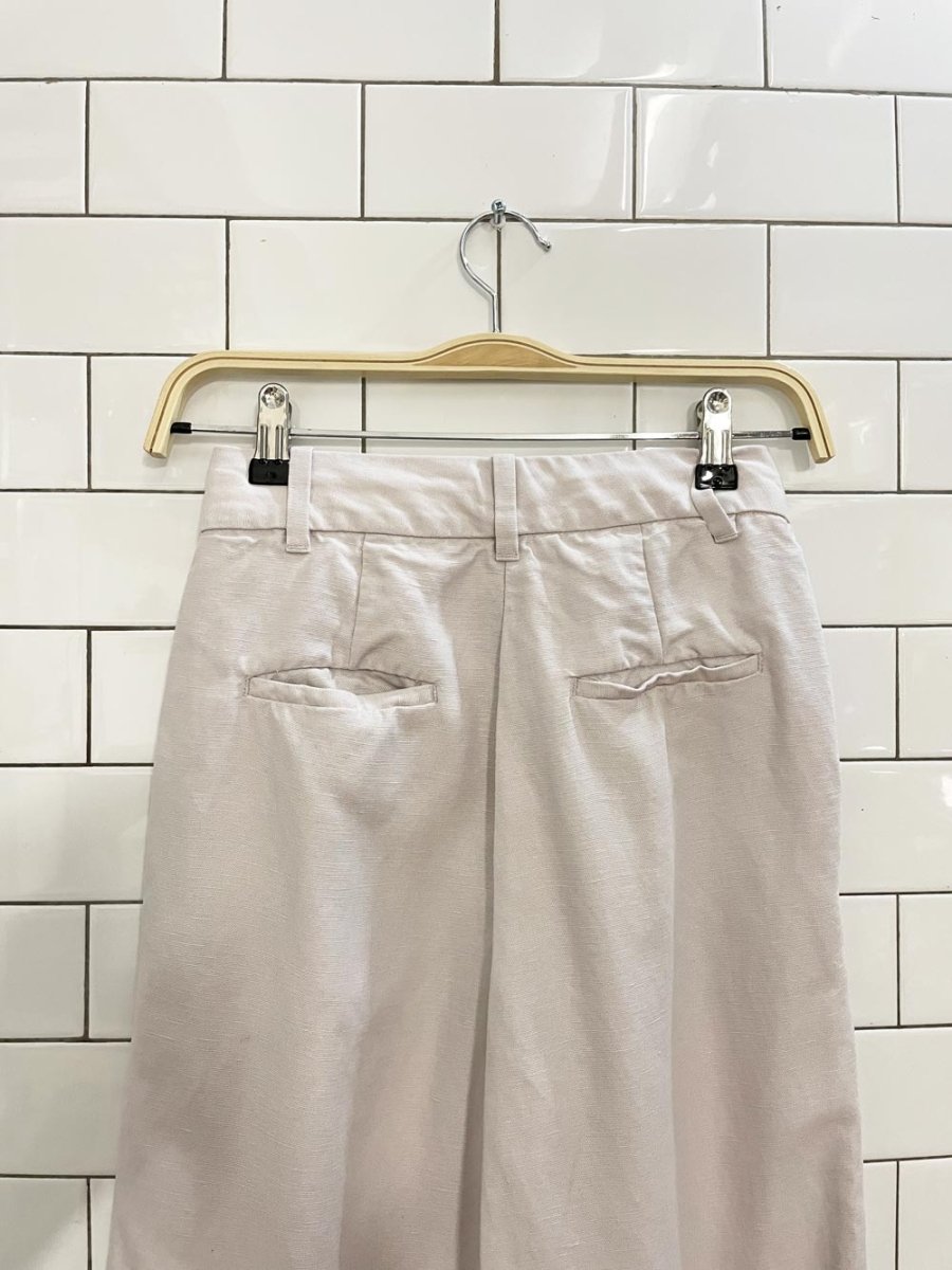 wilfred effortless linen - blend pleated pant - good market thrift store