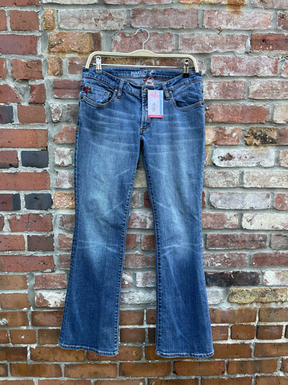 y2k parasuco low rise flare leg jeans