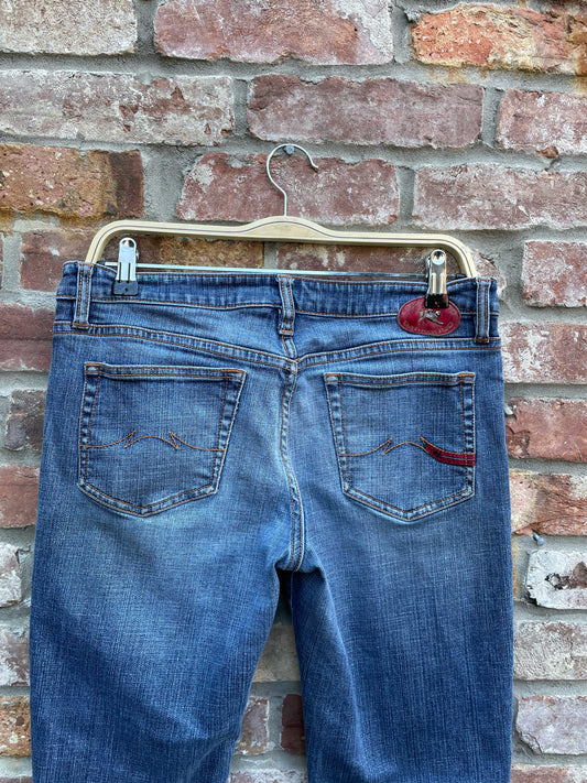 y2k parasuco low rise flare leg jeans