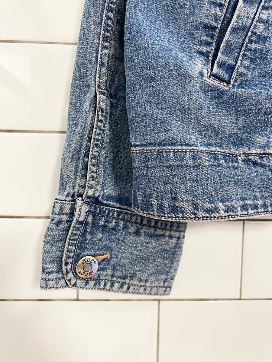 vintage 00s tradition boxy denim jacket - good market thrift store