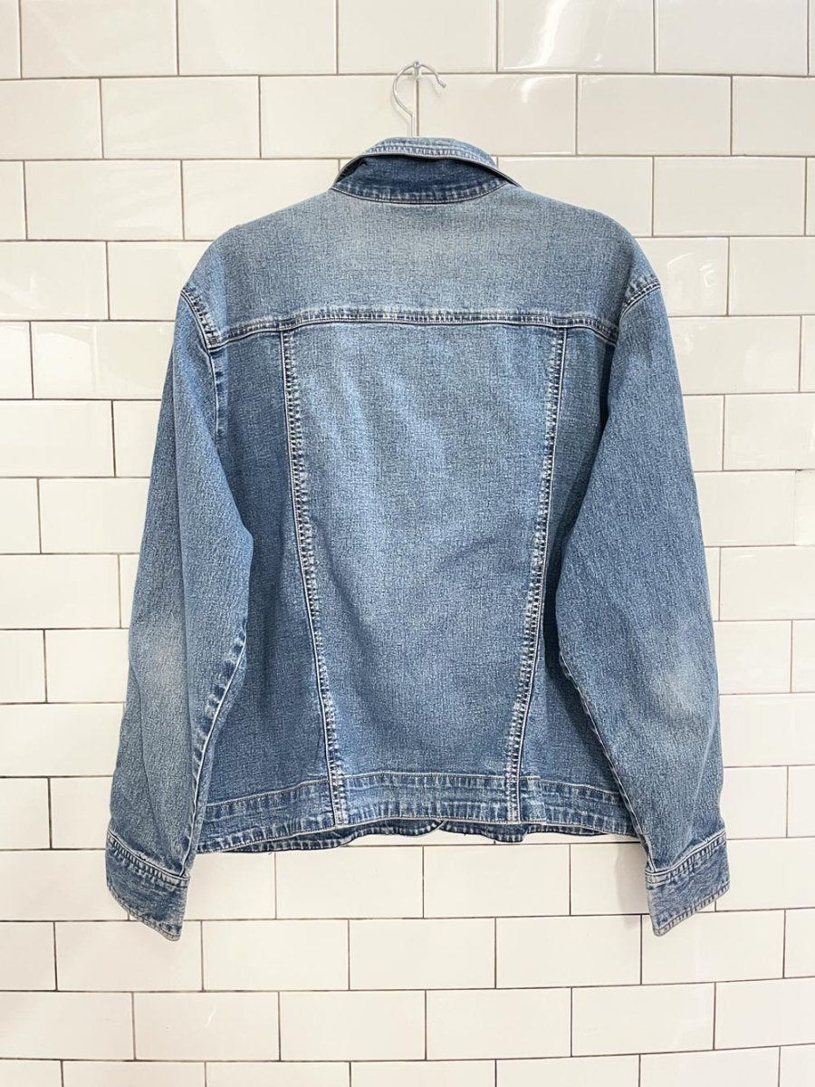 vintage 00s tradition boxy denim jacket - good market thrift store
