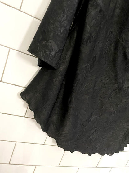 y2k versailles cowl neck curly hem vamp top - good market thrift store