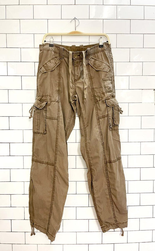 vintage 00s gap cargo utility parachute pants - good market thrift store