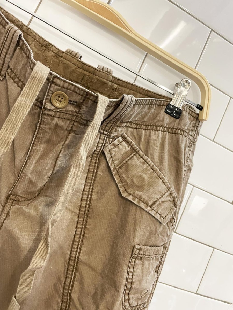 vintage 00s gap cargo utility parachute pants - good market thrift store