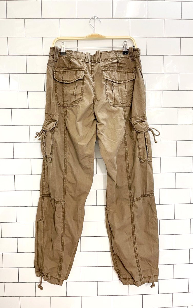 vintage 00s gap cargo utility parachute pants - good market thrift store