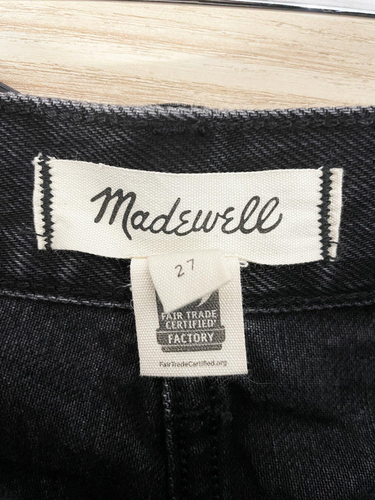 madewell denim mid-rise maxi skirt