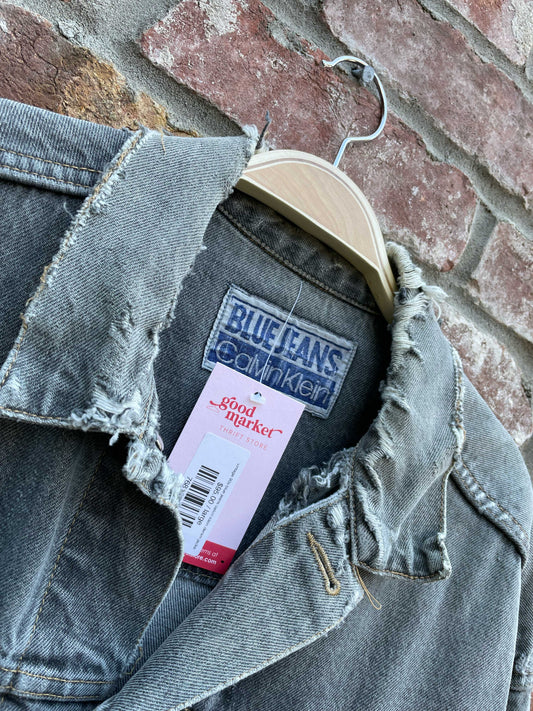 vintage 90s blue jeans calvin klein denim jacket